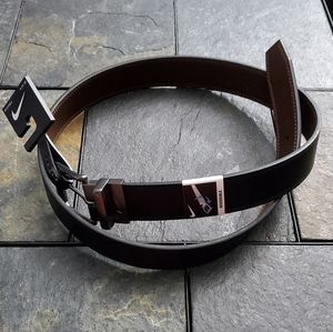 Nike Reversible Gunmetal Buckle Harness Belt